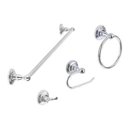 Sure-Loc Hardware Sure-Loc Hardware Boulder Series Bath Set, Single Post, Polished Chrome BL-SET-PH1 26
